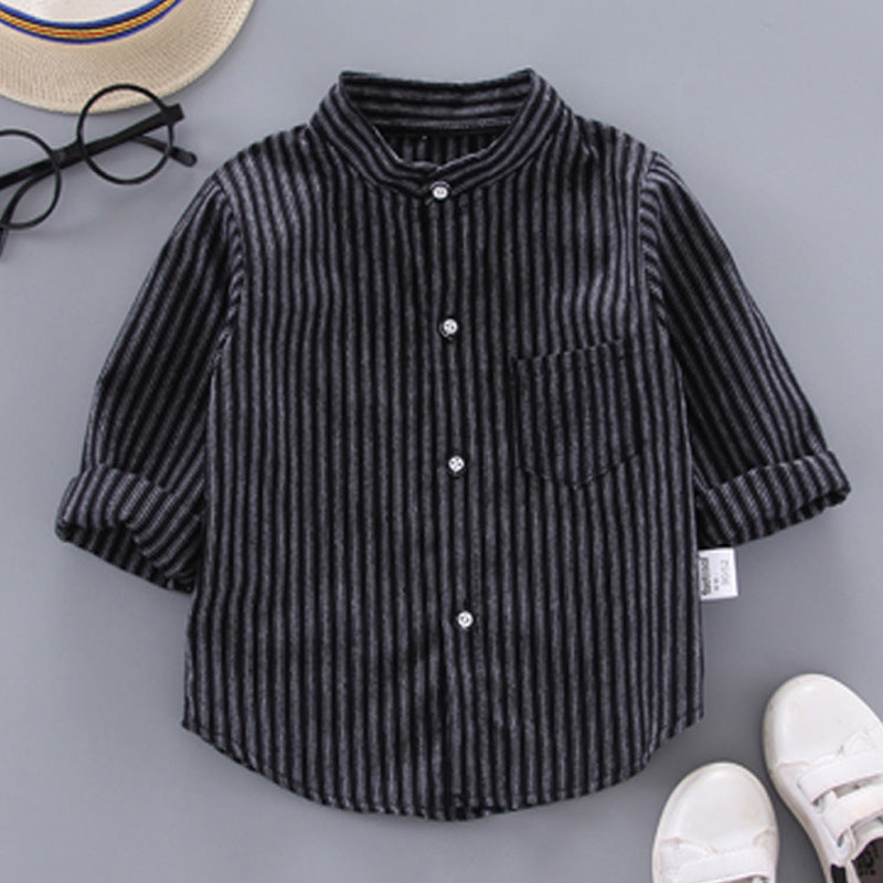 Baby Boys Summer Plaid Outfit: Cozy Striped Shirts, Tees & Shorts Set Yamza Tots' Closet