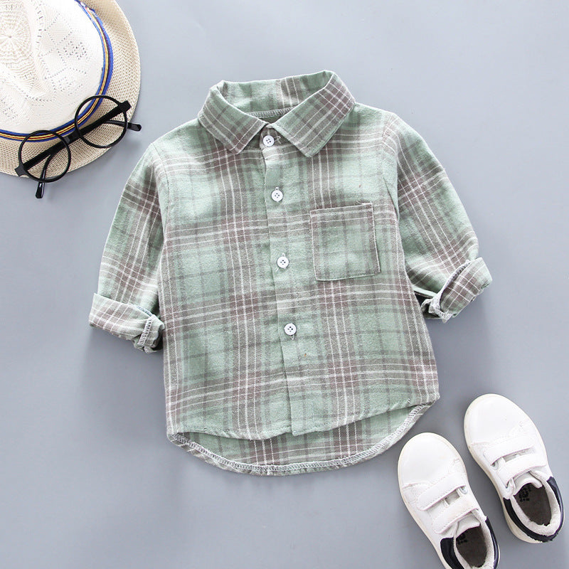 Baby Boys Summer Plaid Outfit: Cozy Striped Shirts, Tees & Shorts Set Yamza Tots' Closet