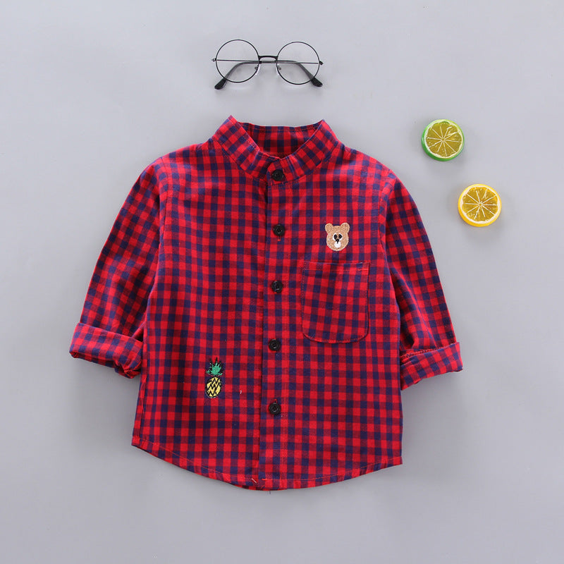 Baby Boys Summer Plaid Outfit: Cozy Striped Shirts, Tees & Shorts Set Yamza Tots' Closet
