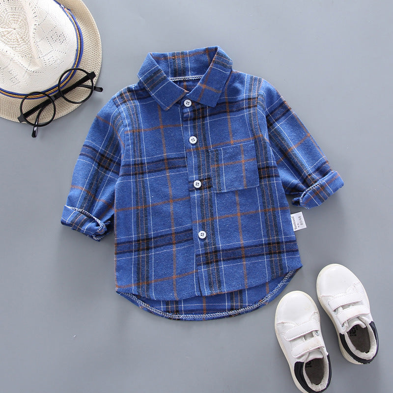 Baby Boys Summer Plaid Outfit: Cozy Striped Shirts, Tees & Shorts Set Yamza Tots' Closet