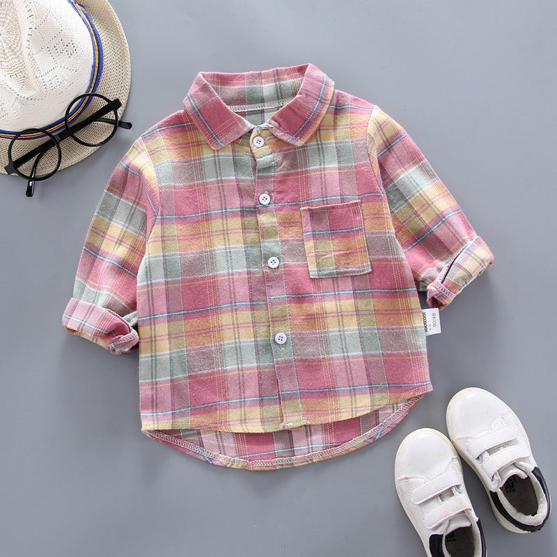 Baby Boys Summer Plaid Outfit: Cozy Striped Shirts, Tees & Shorts Set Yamza Tots' Closet