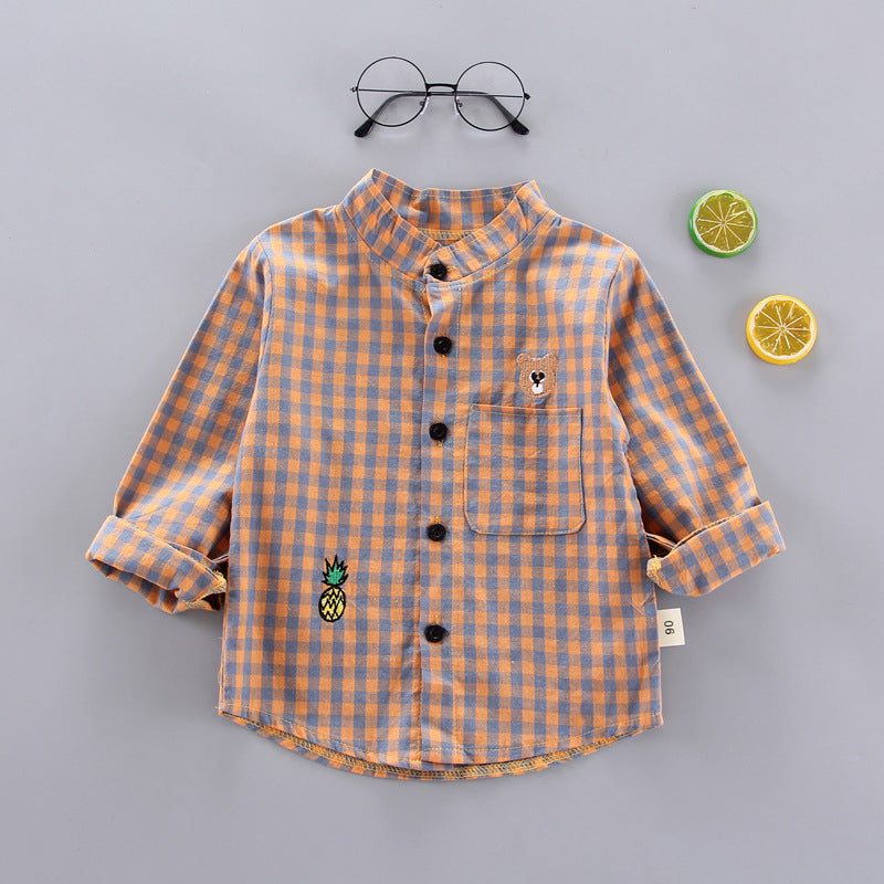 Baby Boys Summer Plaid Outfit: Cozy Striped Shirts, Tees & Shorts Set Yamza Tots' Closet