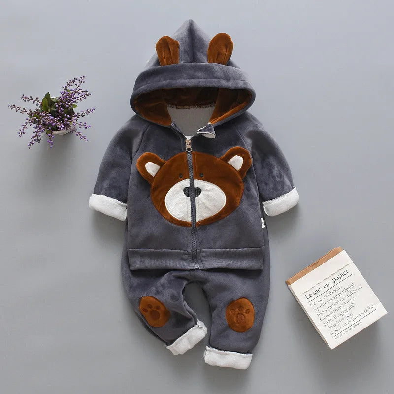 Toddler Clothes  Hooded & Pant 2pcs Outfit
