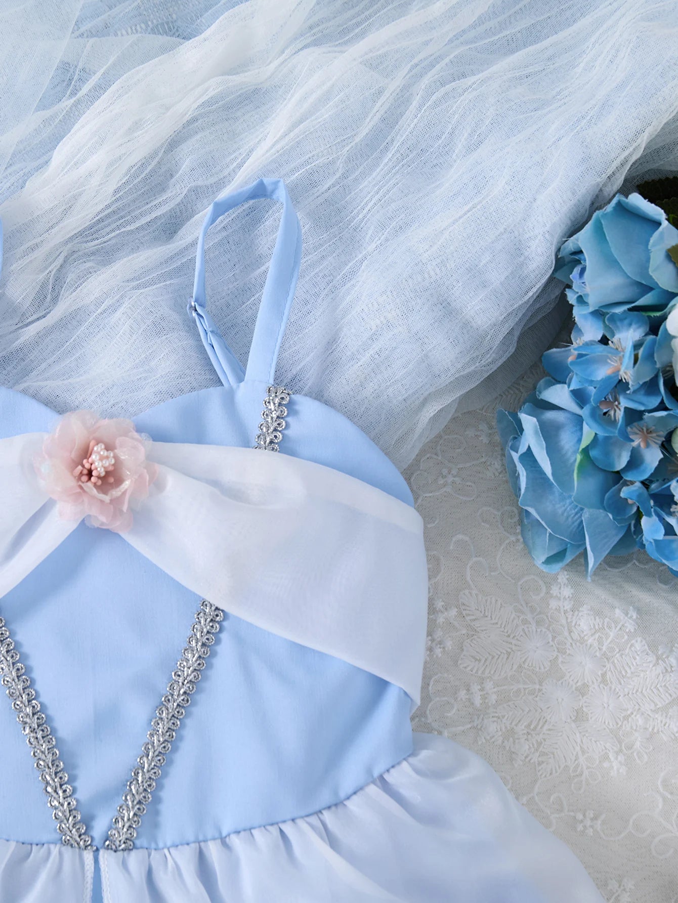 Children Fashion Dresses Barbi White Snow Moana Princess Dress Girl  Outfit
