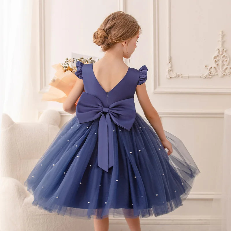 Fairy Princess Lace Party Dress for Girls Dance Stage Cosplay Costume Outfit