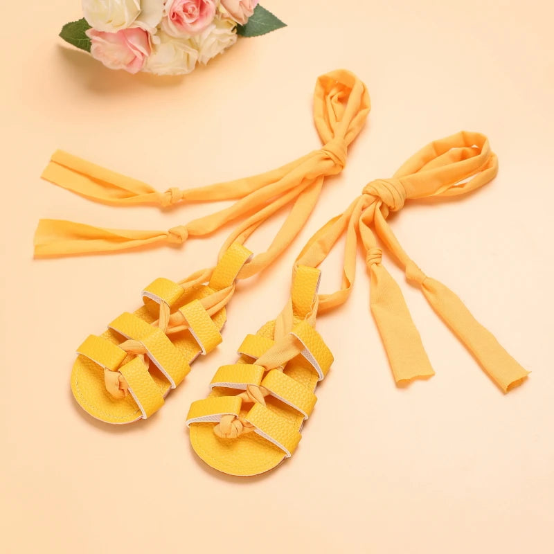 Cute Baby Girls Strap Sandals with Soft Rubber Sole Comfortable Summer Shoes