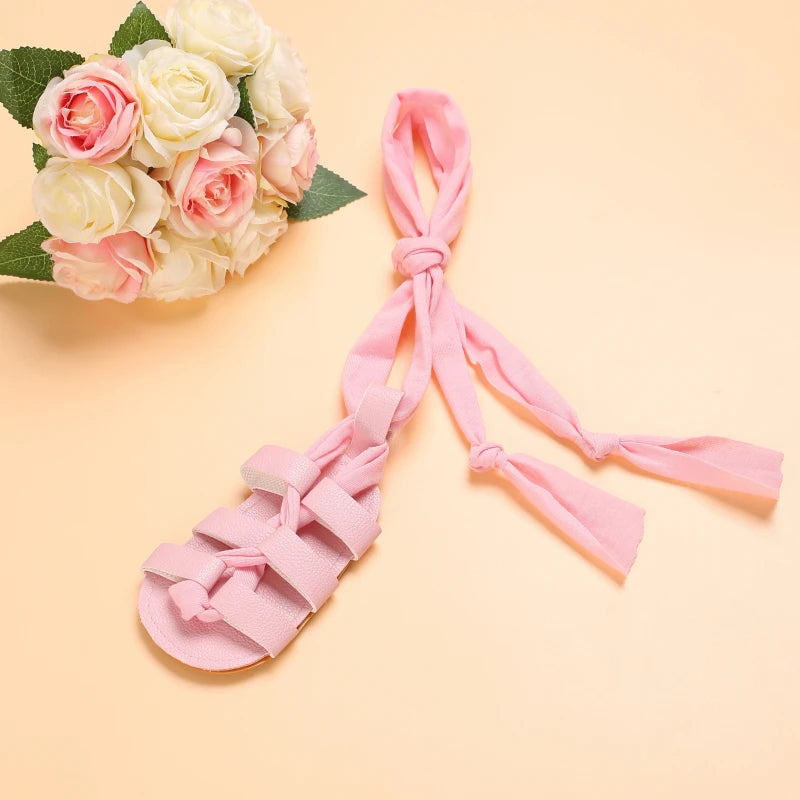 Cute Baby Girls Strap Sandals with Soft Rubber Sole Comfortable Summer Shoes