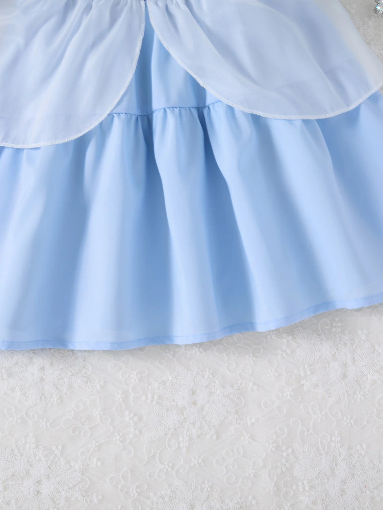 Children Fashion Dresses Barbi White Snow Moana Princess Dress Girl  Outfit