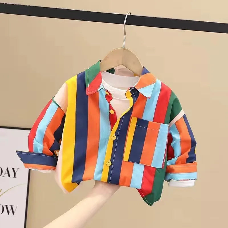 Baby Boys Summer Plaid Outfit: Cozy Striped Shirts, Tees & Shorts Set Yamza Tots' Closet