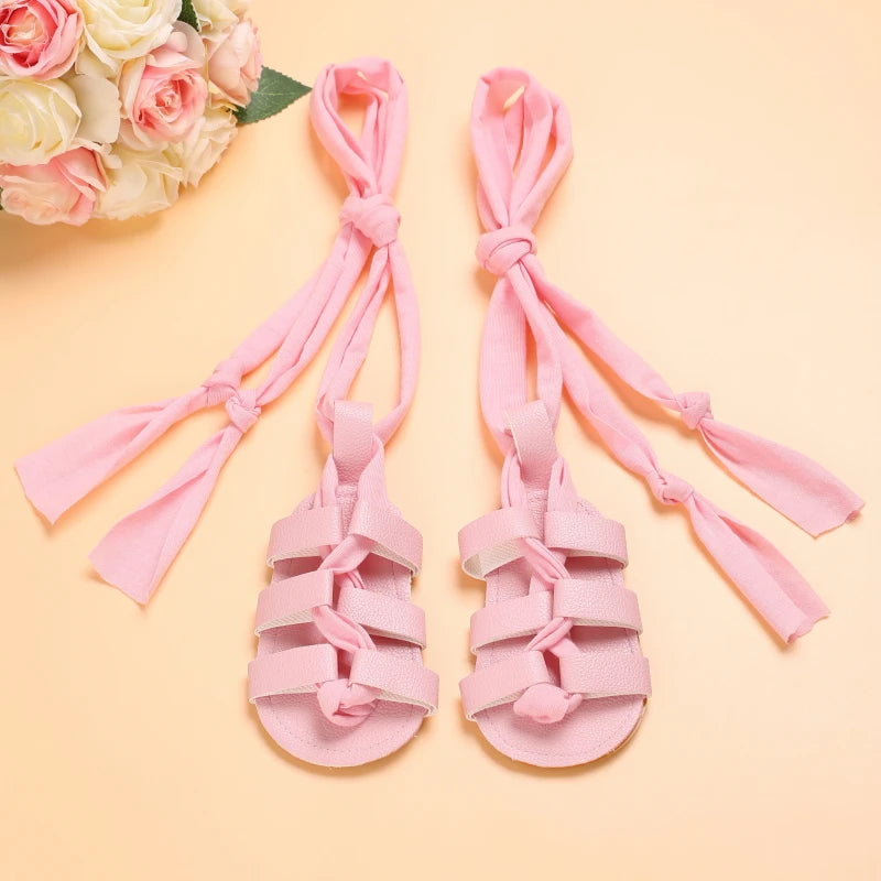 Cute Baby Girls Strap Sandals with Soft Rubber Sole Comfortable Summer Shoes