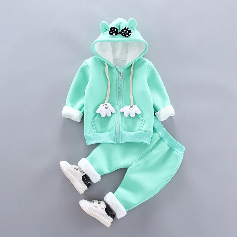 Toddler Clothes  Hooded & Pant 2pcs Outfit