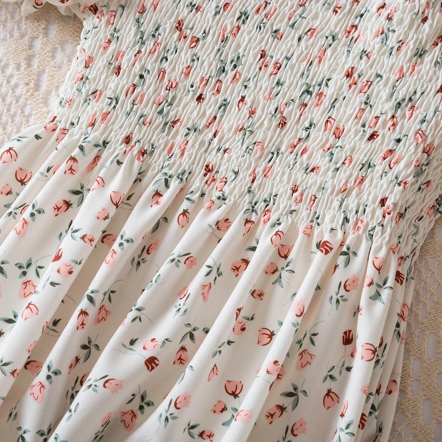 Baby Girls Floral Short Sleeve Dress   Casual Summer Outfit for Kids