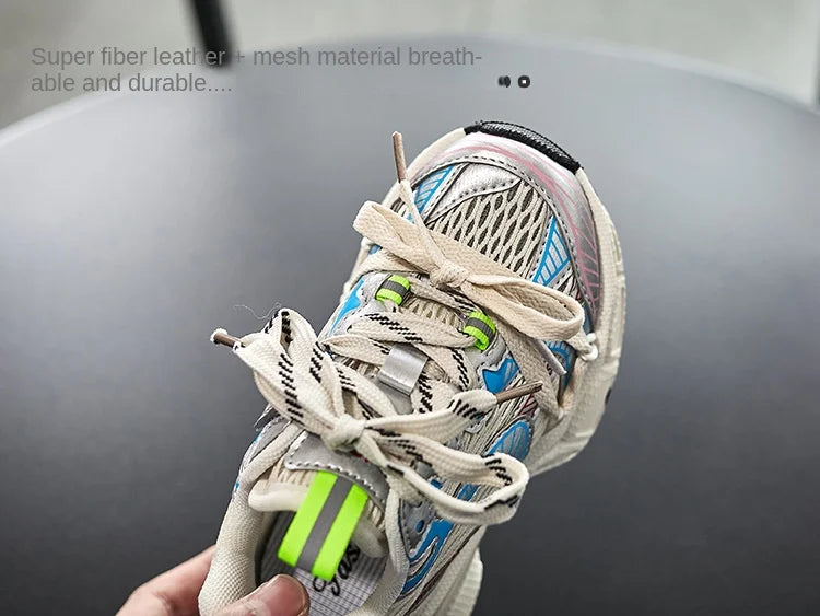 Kids Sneakers Breathable Soft Sole Running Shoes for Boys and Girls