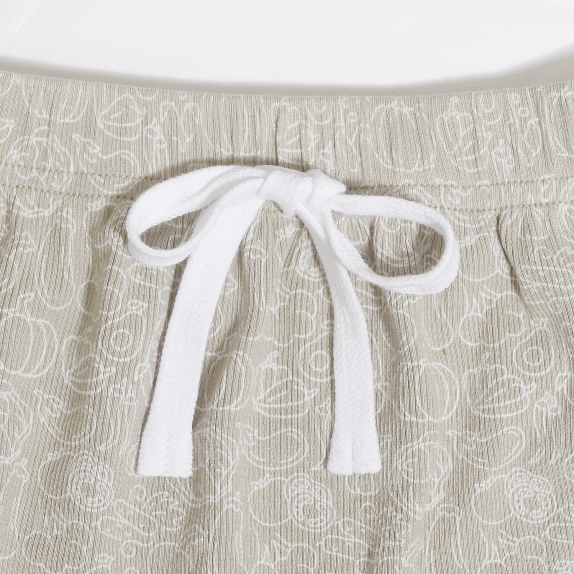 Family Ribbed Print Sets for Summer and Spring