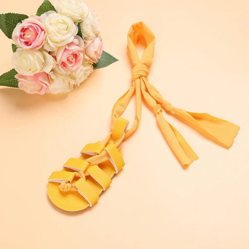 Cute Baby Girls Strap Sandals with Soft Rubber Sole Comfortable Summer Shoes