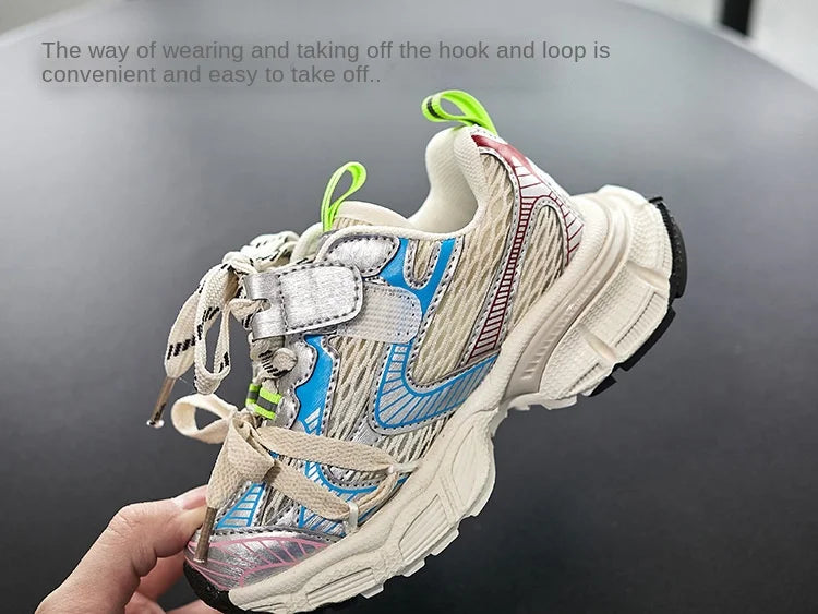 Kids Sneakers Breathable Soft Sole Running Shoes for Boys and Girls