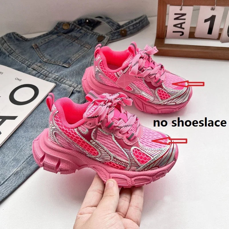 Kids Sneakers Breathable Soft Sole Running Shoes for Boys and Girls