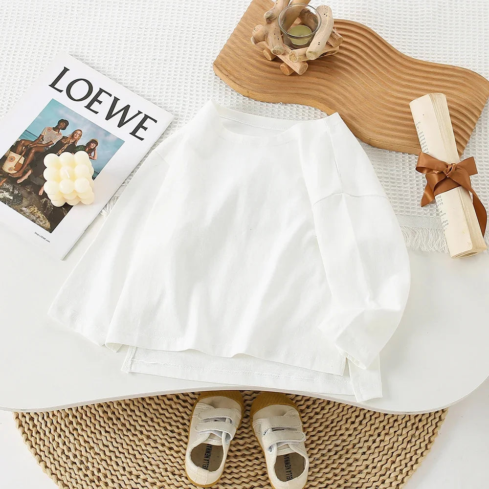 Children Clothing Sets Long Sleeve T Shirt Bow Suspenders Jeans Girls Outfit