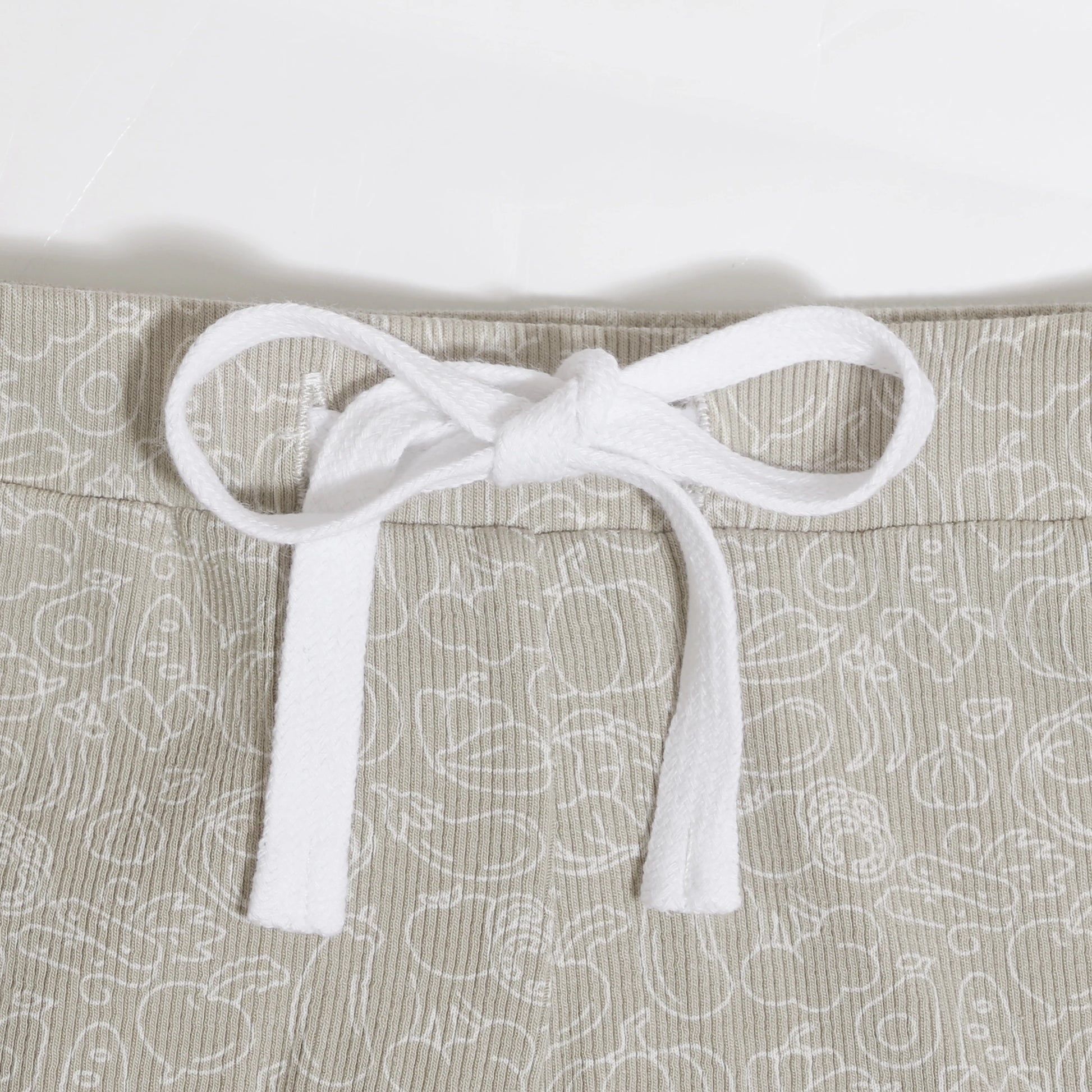 Family Ribbed Print Sets for Summer and Spring