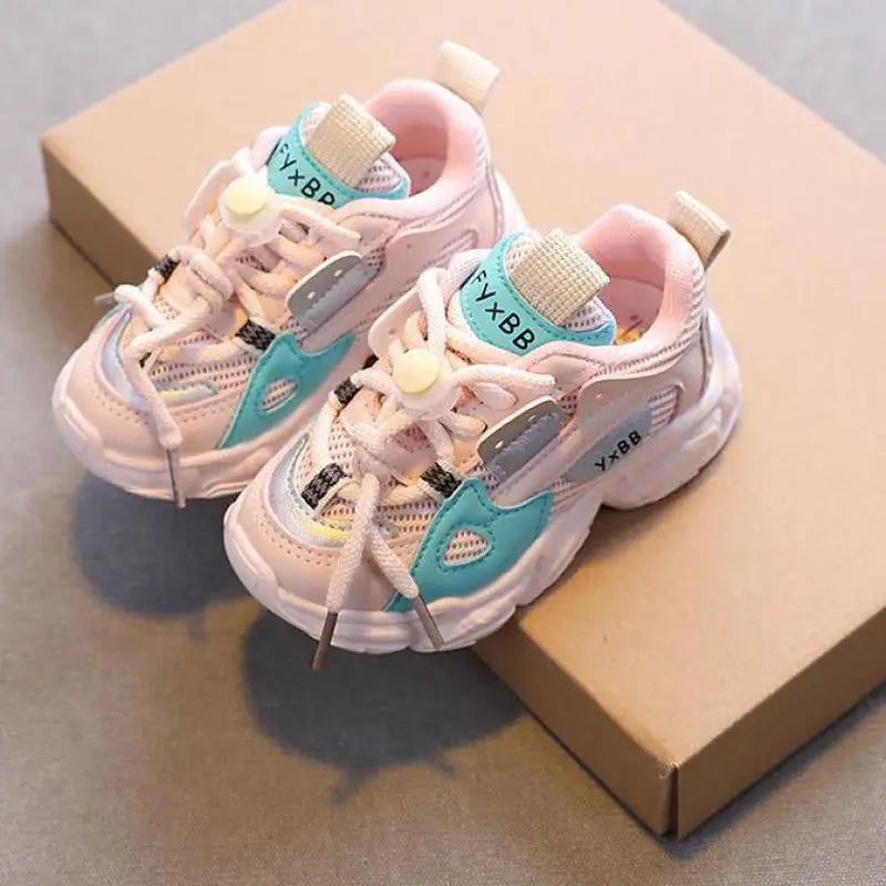 Breathable Mesh Kids Casual Sneakers Non-Slip Sport Shoes for Boys and Girls