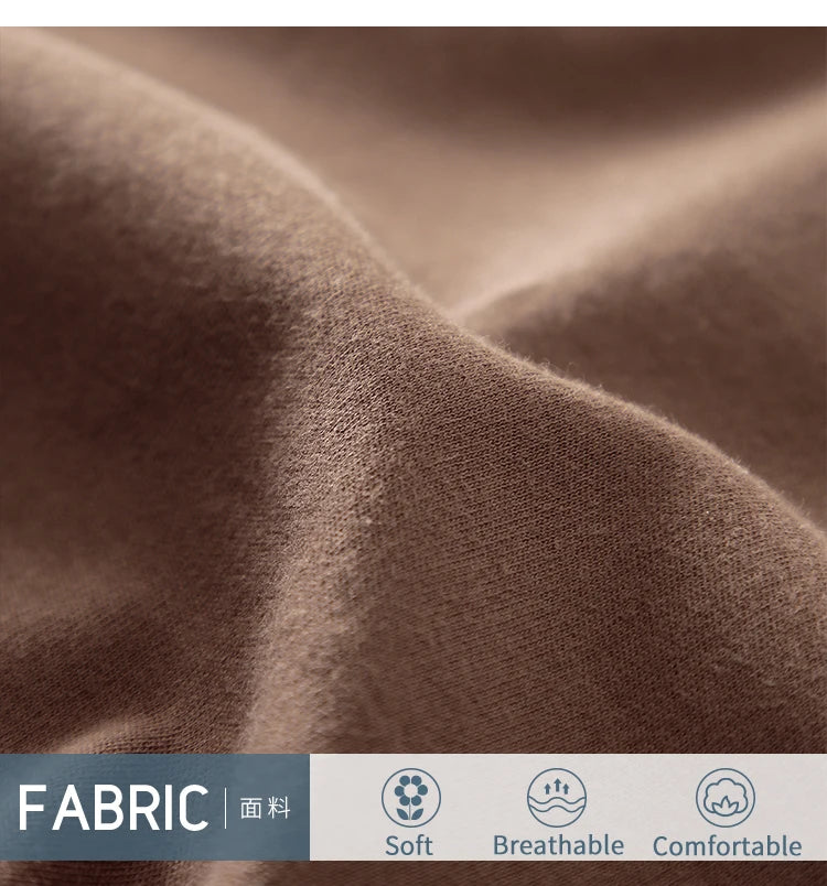 Close-up of soft brown fabric showing texture of Baby Cotton Role Play Jumpsuit Long Sleeve Soft Comfortable Outfit