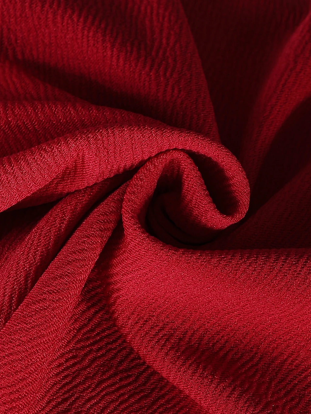 Close up of red fabric texture for Boys Casual 2pcs Color block Short Sleeve T-shirt and Shorts Set