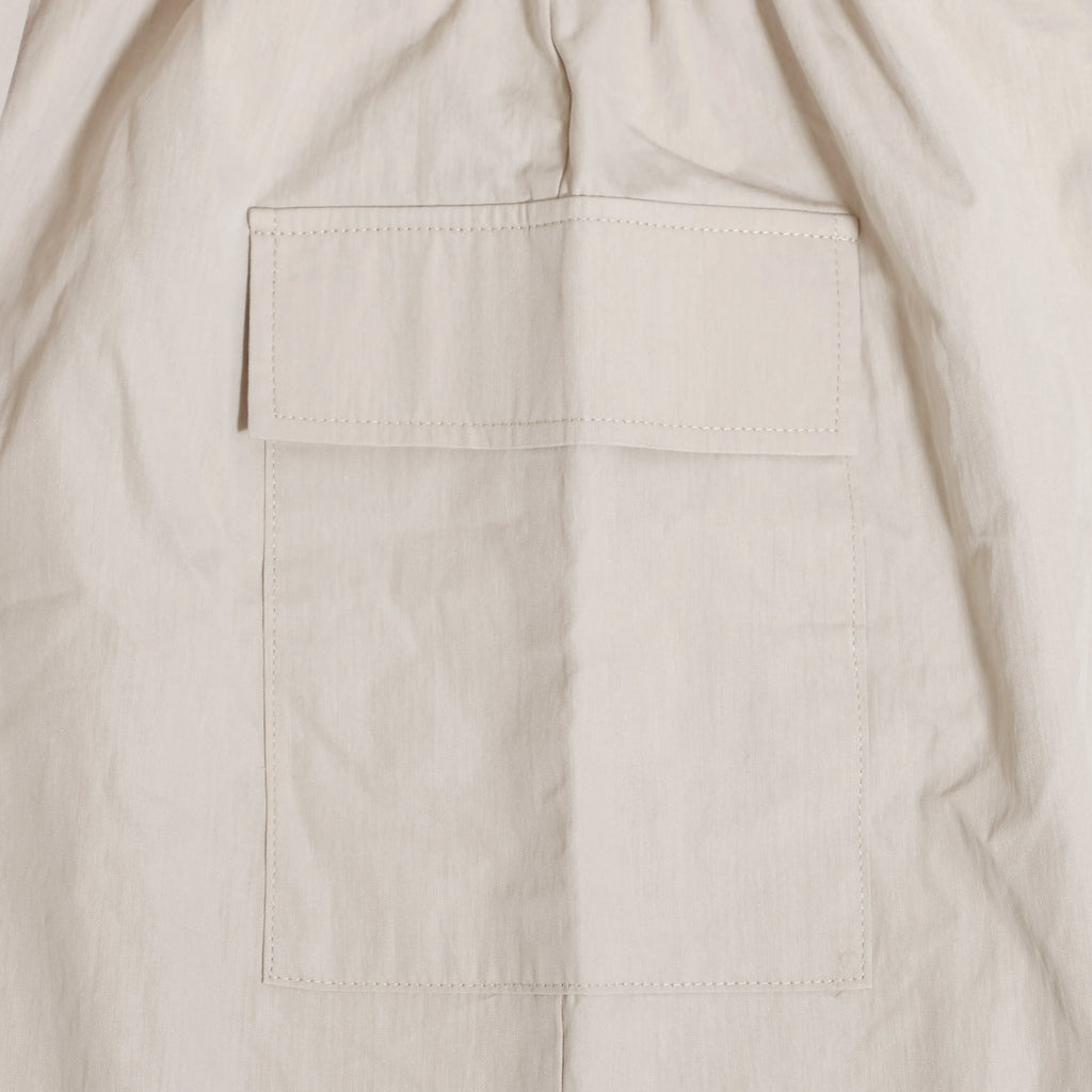 Close-up of beige fabric pocket detail on Family Ribbed Print Sets for Summer and Spring by Yamza Tots' Closet