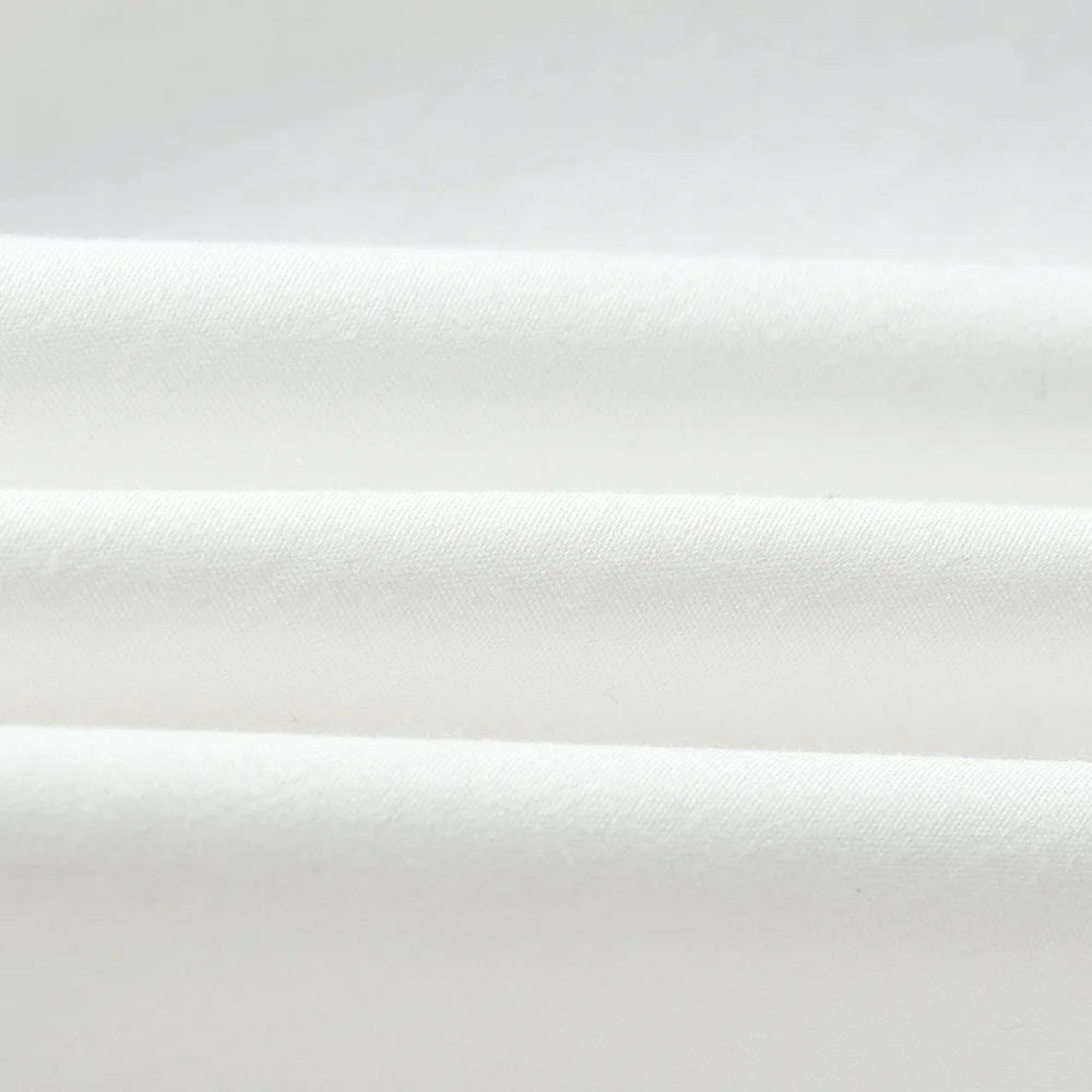 Close-up of soft white fabric texture for Baby Boy 3PCS Outfit Set Bow Shirt Vest and Pants Suit for 0-7 Years