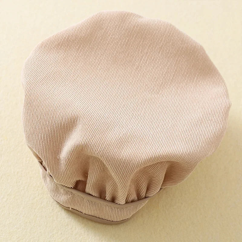 Beige corduroy cap from Yamza Tots' Closet for toddler boys birthday outfit accessory