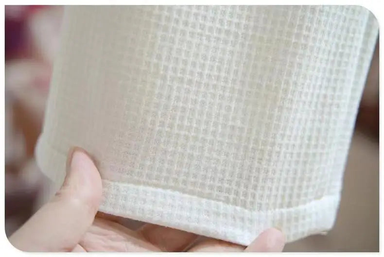 Close-up of soft white textured fabric from Kids Girls Spring Autumn Blouse Top and Pants Set Sweet Casual Outfit Set