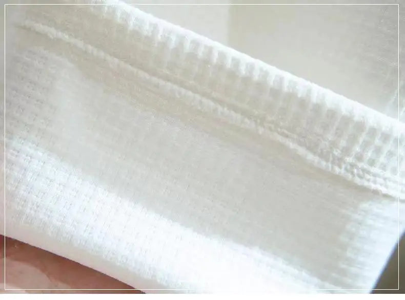 Close-up texture of white fabric from Kids Girls Spring Autumn Blouse Top and Pants Set Sweet Casual Outfit Set