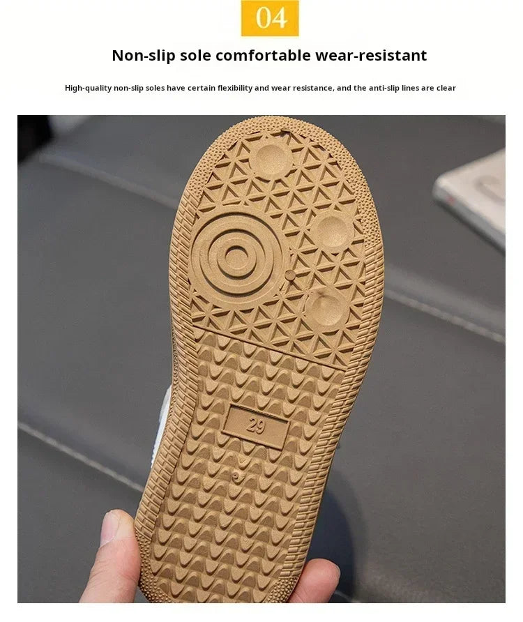 Sole of Walking Shoes Sneakers White Non-slip showing flexible and wear-resistant non-slip tread pattern